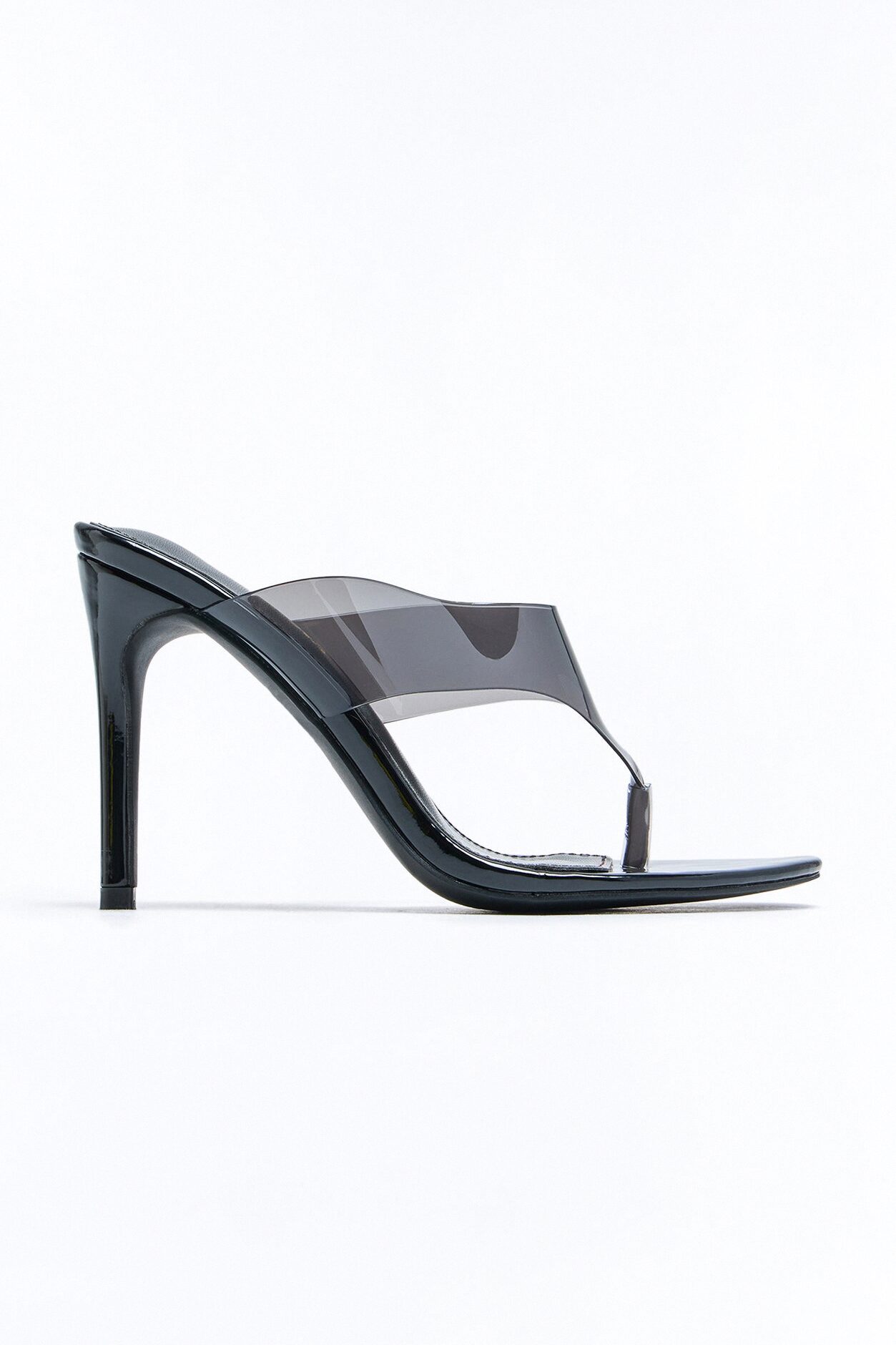 Magine Thong Stiletto Heels - Black