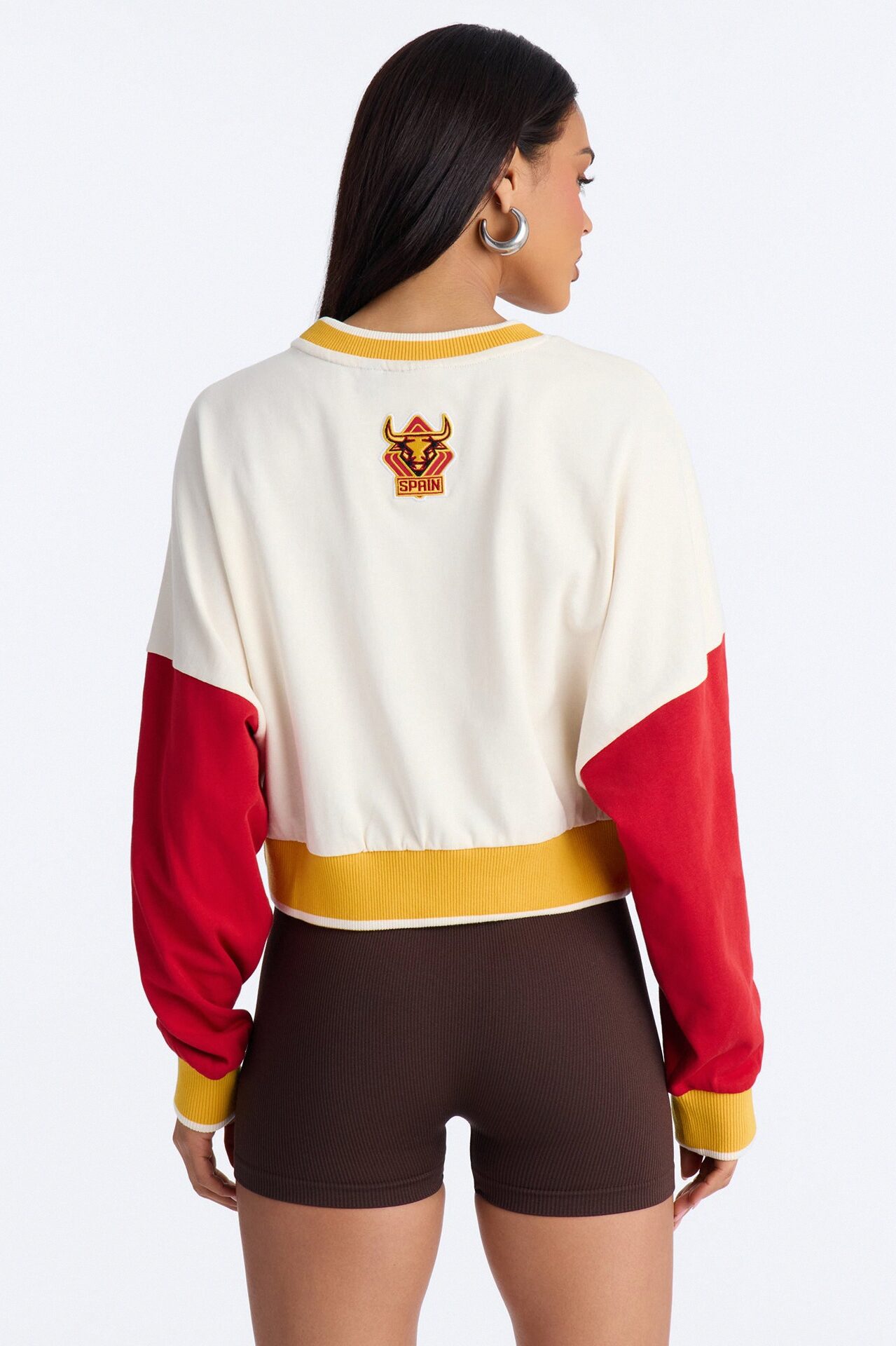 FIFA Spain World Class Cropped Sweatshirt - Multi Color
