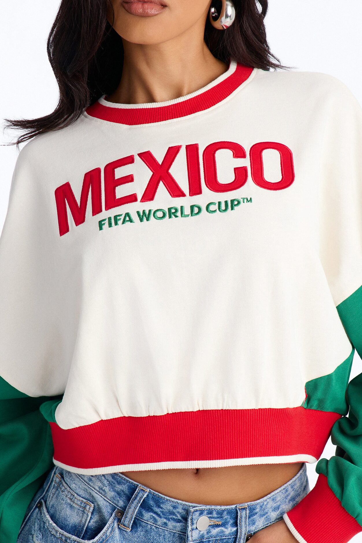 FIFA Mexico World Class Cropped Sweatshirt - Multi Color