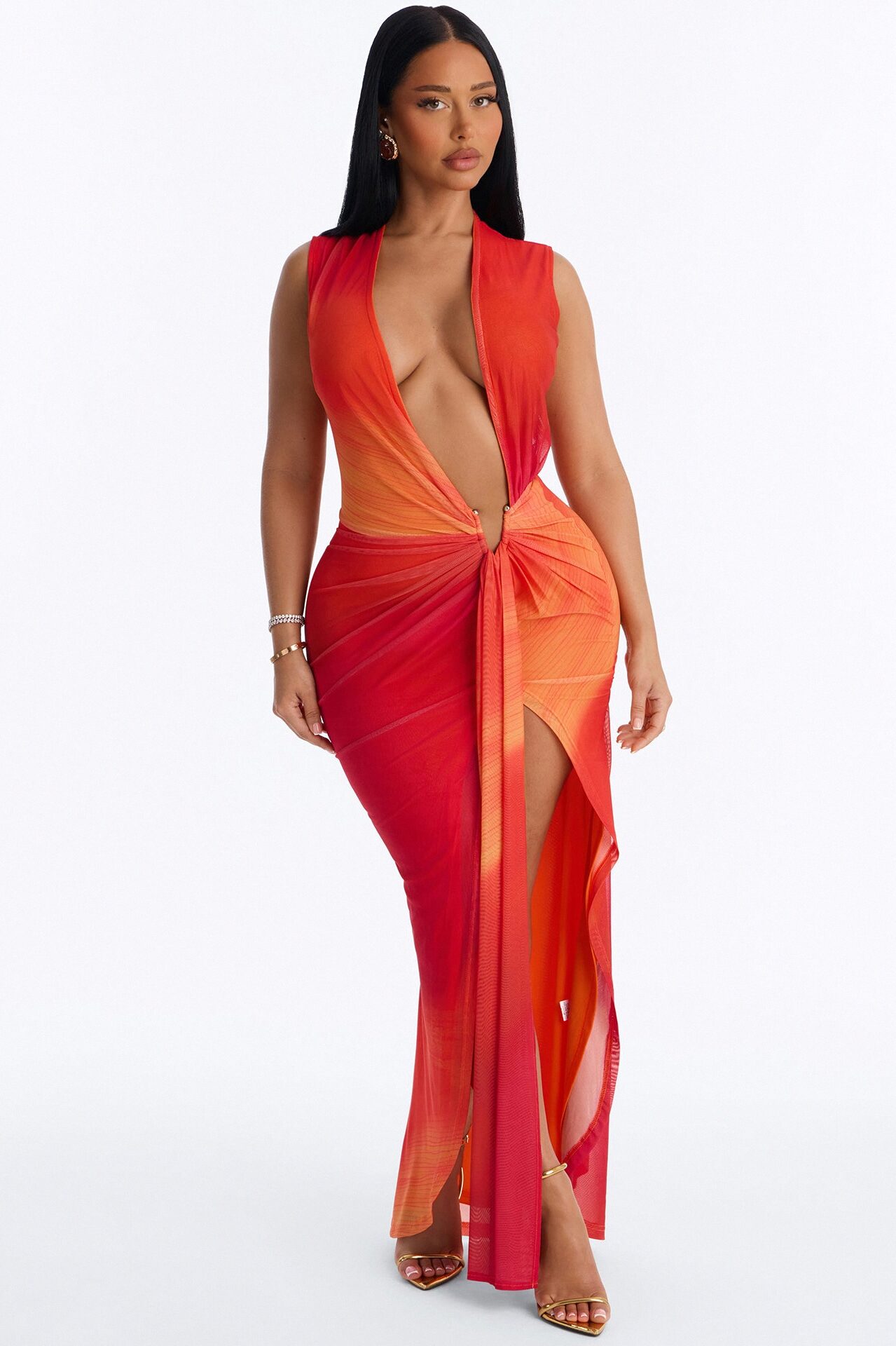 Blessing Your Timeline Ombre Maxi Dress - Pink
