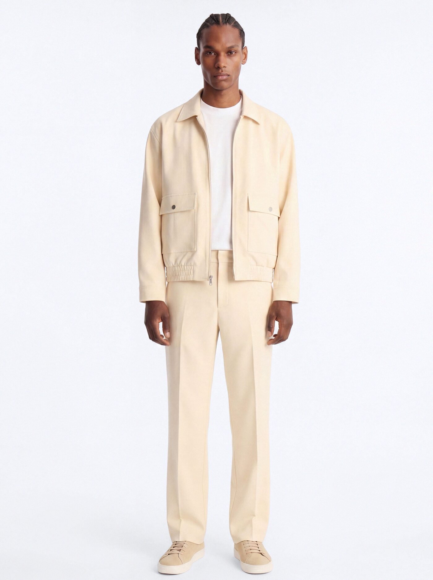 Modern Essential Jacket - Beige