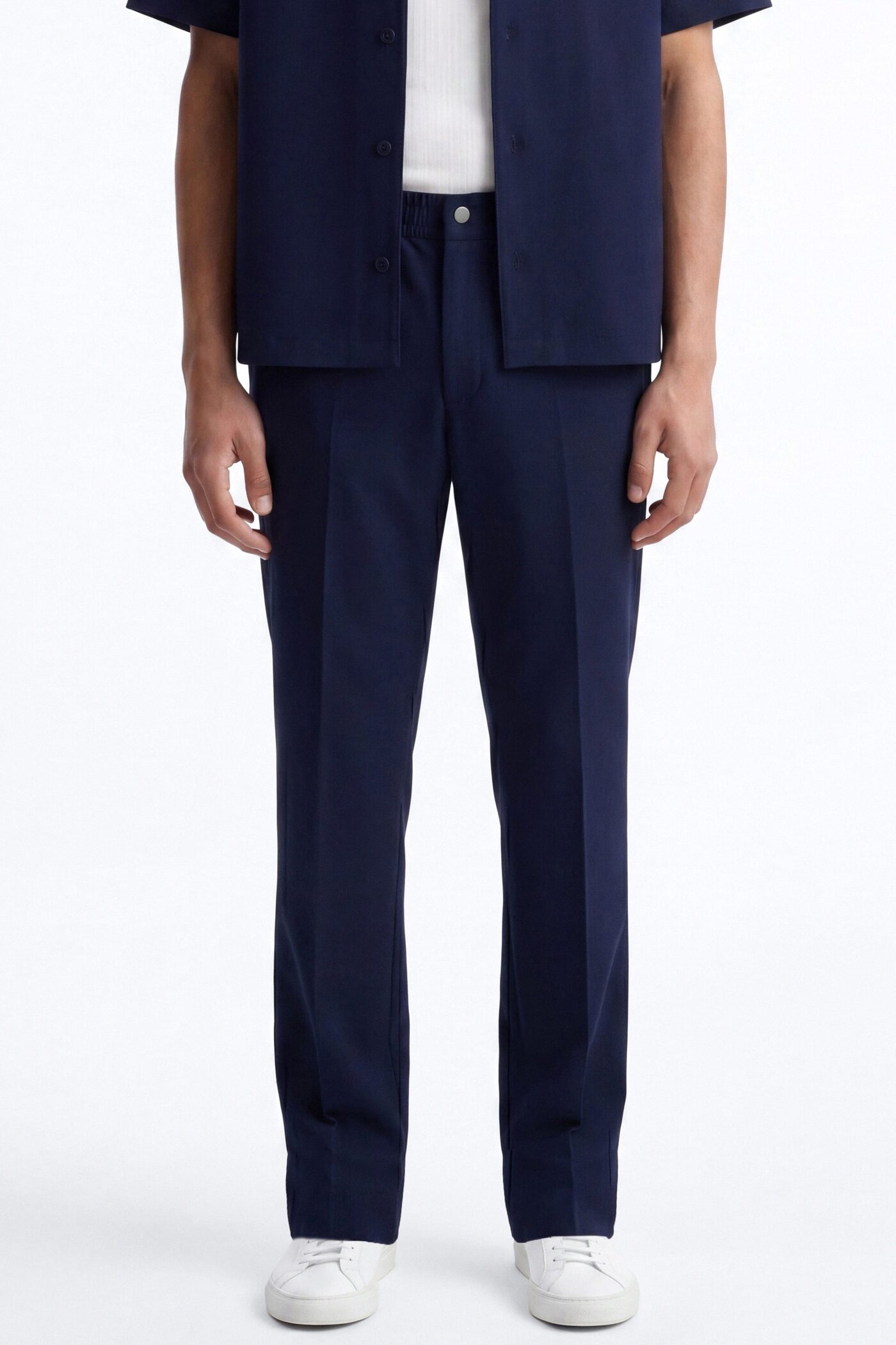 Modern Essential Slim Trouser - Navy