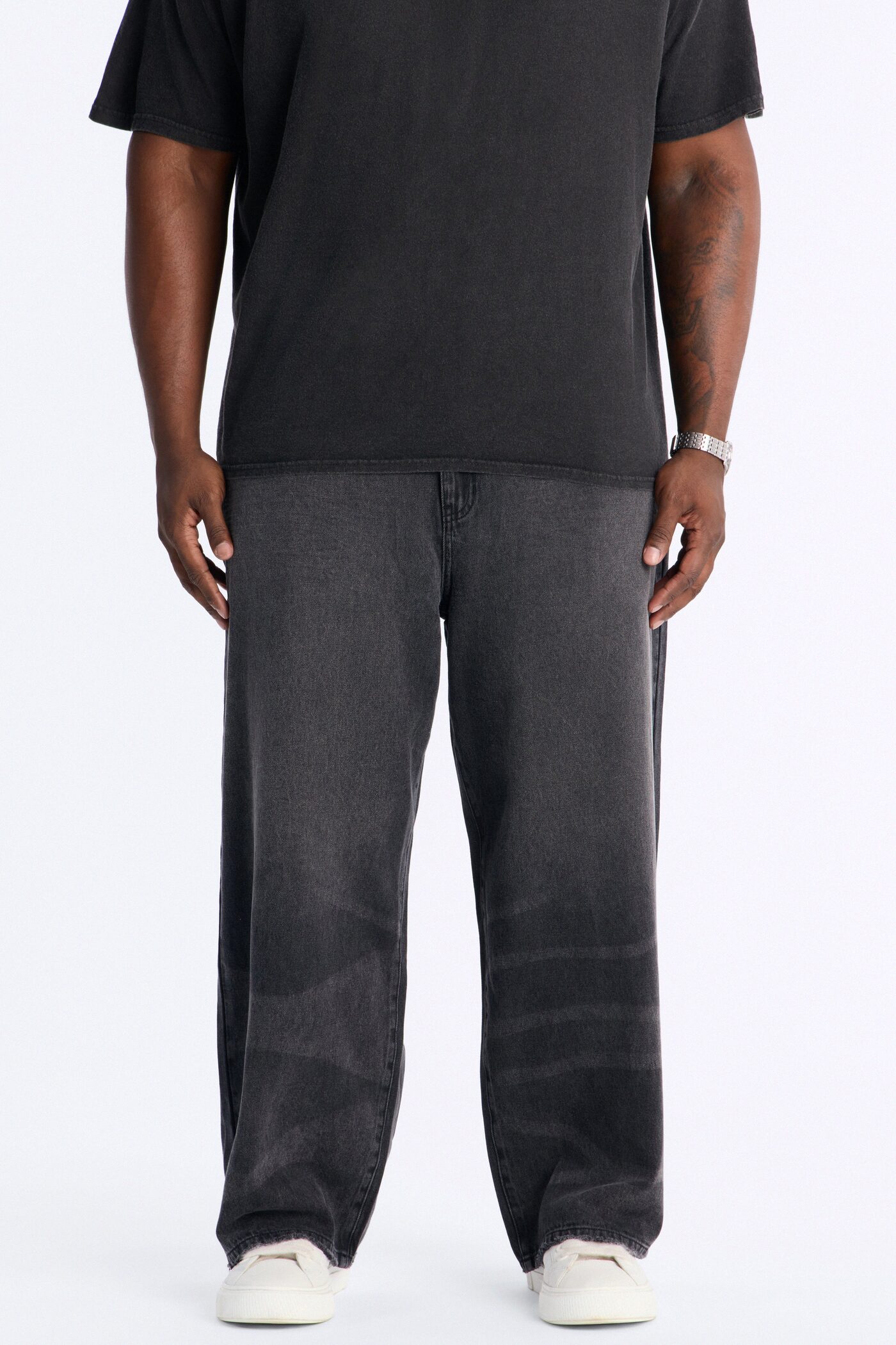 The Collective Baggy Jeans - Black