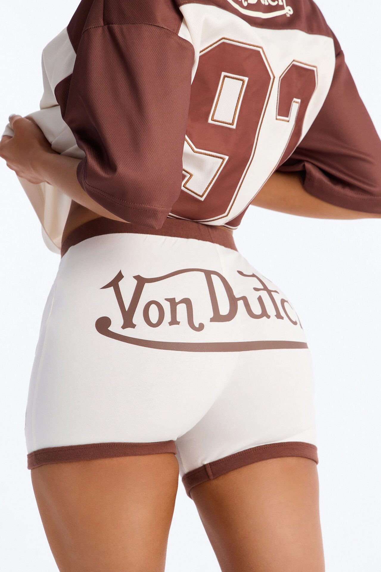 Von Dutch 92 Shorts - Cream/combo