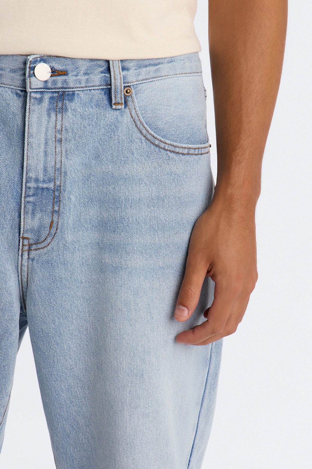 The Staple Baggy Jean - Light Blue Wash