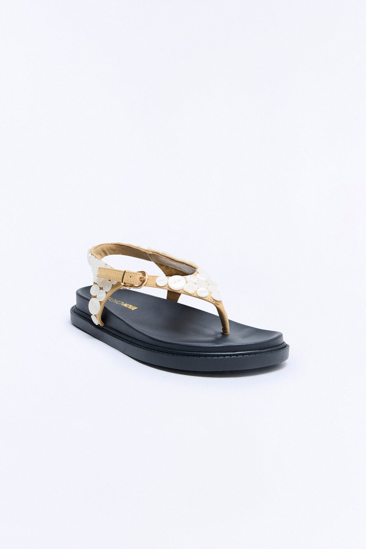 Kariselle Ankle Strap Sandals - Taupe