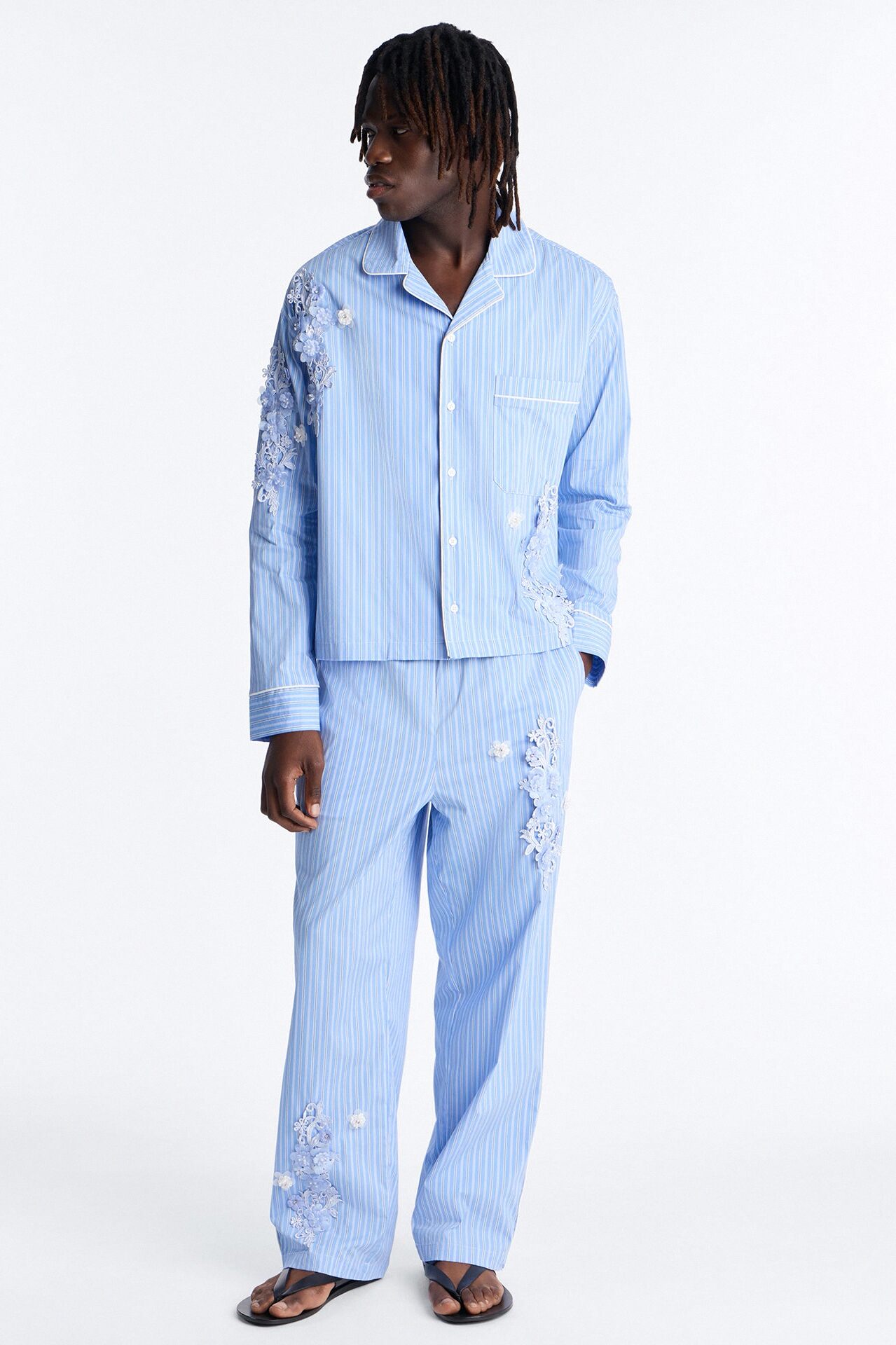 Baggy Field Notes Pant - Blue/combo