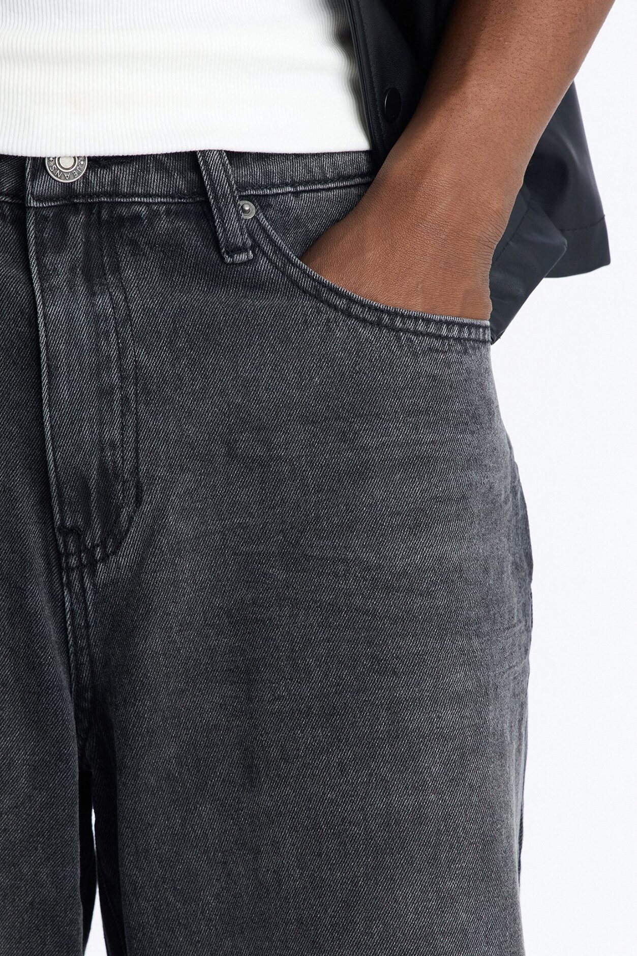 The Collective Baggy Jeans - Black