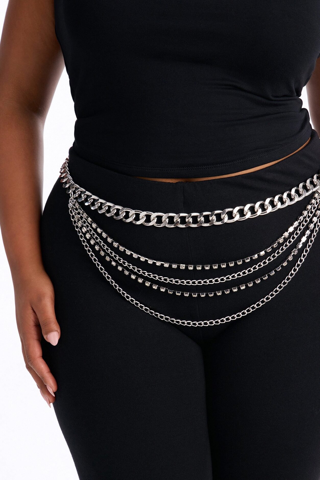 Bling It On Belly Chain - Silver