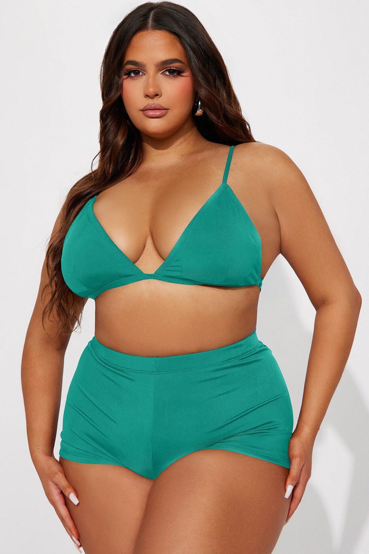 Leilani 2 Piece Short Bikini - Jade