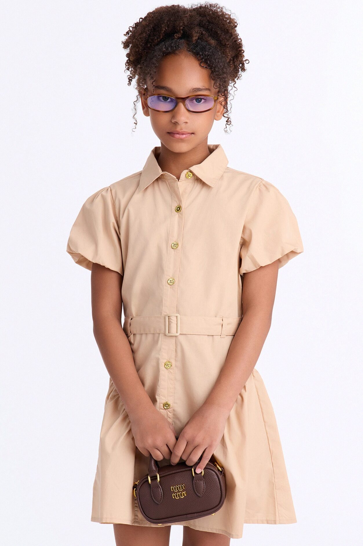 Mini So Many Possibilities Shirt Dress - Khaki