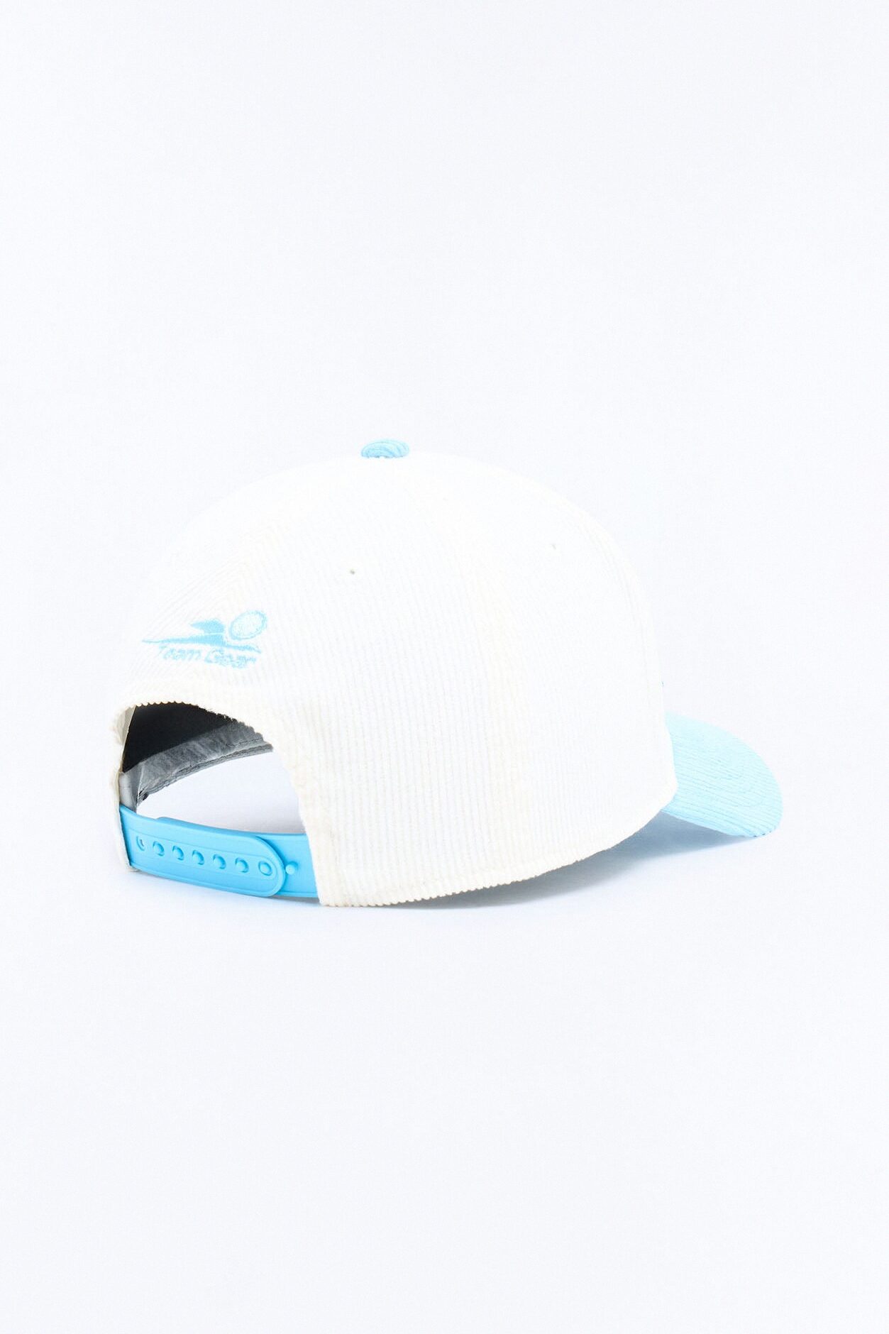 Argentina Corduroy Baseball Hat - White/Blue