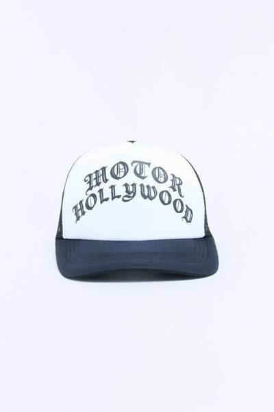Motor Hollywood Snapback Hat - Black/White