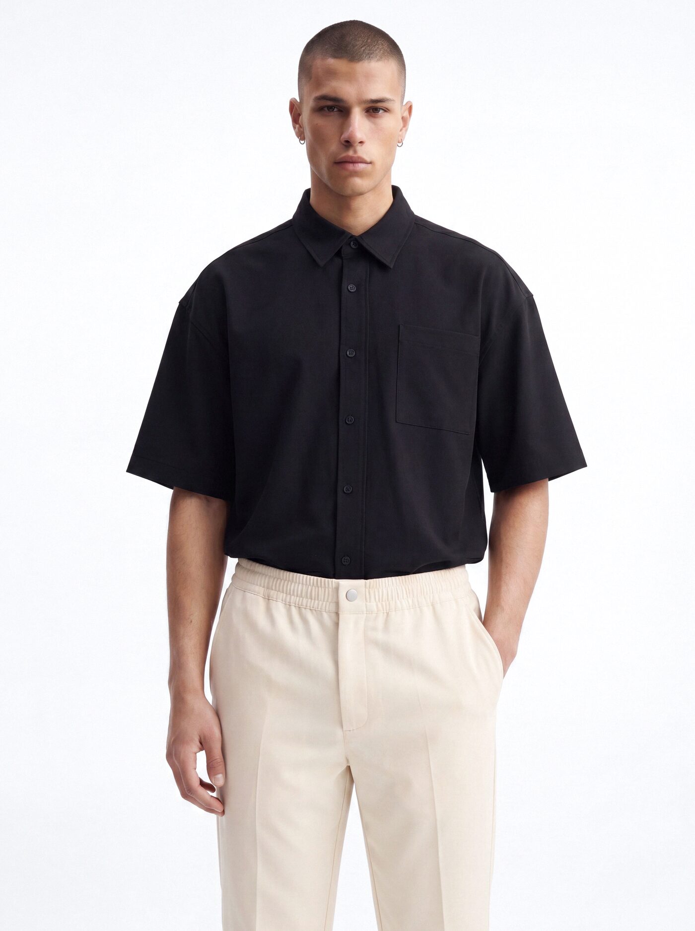 Modern Essential Slim Trouser - Beige