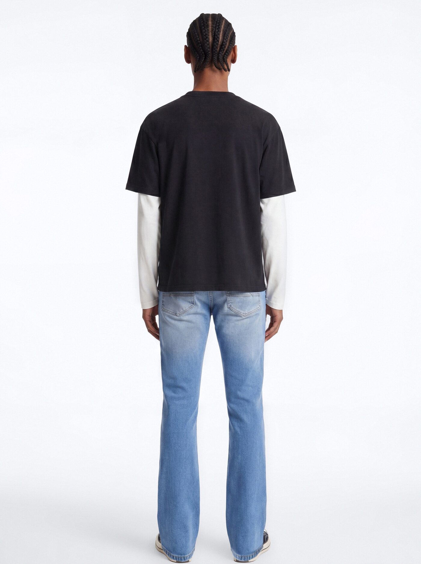 Essential Stacked Skinny Flare Stretch Jean - Medium Blue Wash